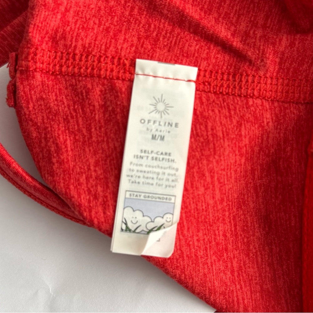 Offline by aerie One Piece the Hugger Pocket Onsie in Holiday Red size M - Picture 7 of 7